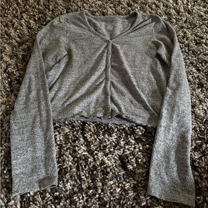 American Eagle Outfitters Charcoal Knit Sweater